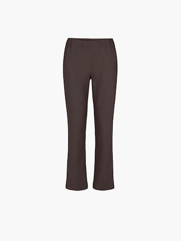 LAURIE Regular Trousers 'Thea' in Brown