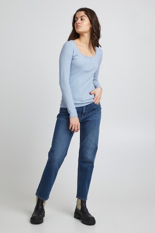 ICHI Shirt 'SUPER' in Blue
