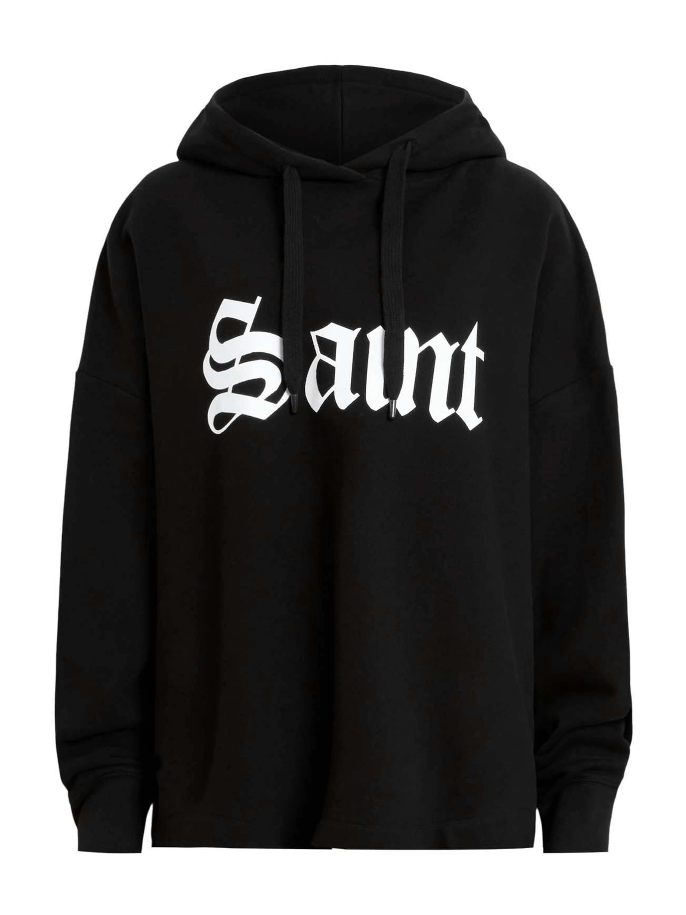 AllSaints Mikina - Čierna: predná strana