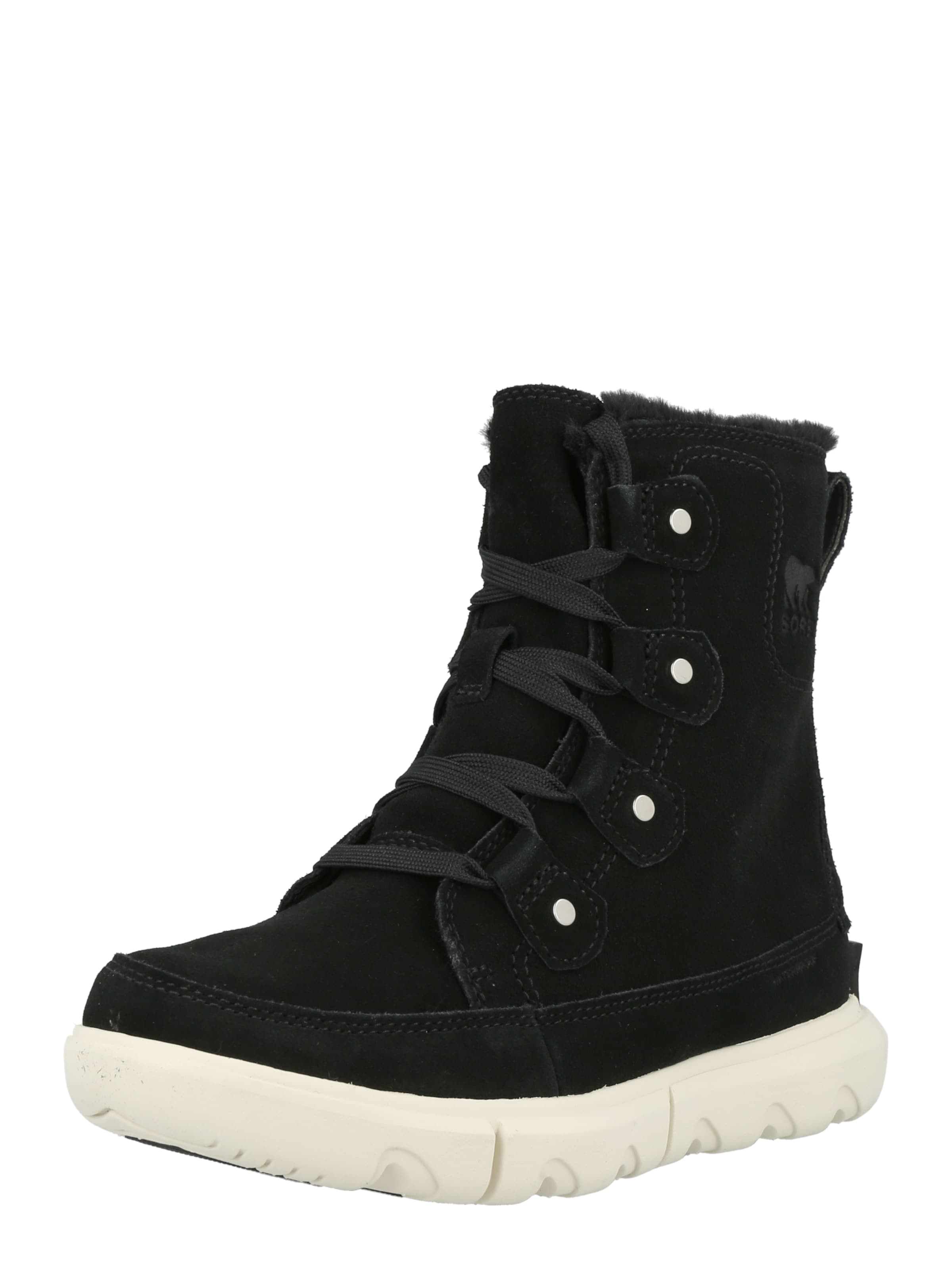 Bottines à lacets 'Explorer Next Joan' SOREL en noir : devant