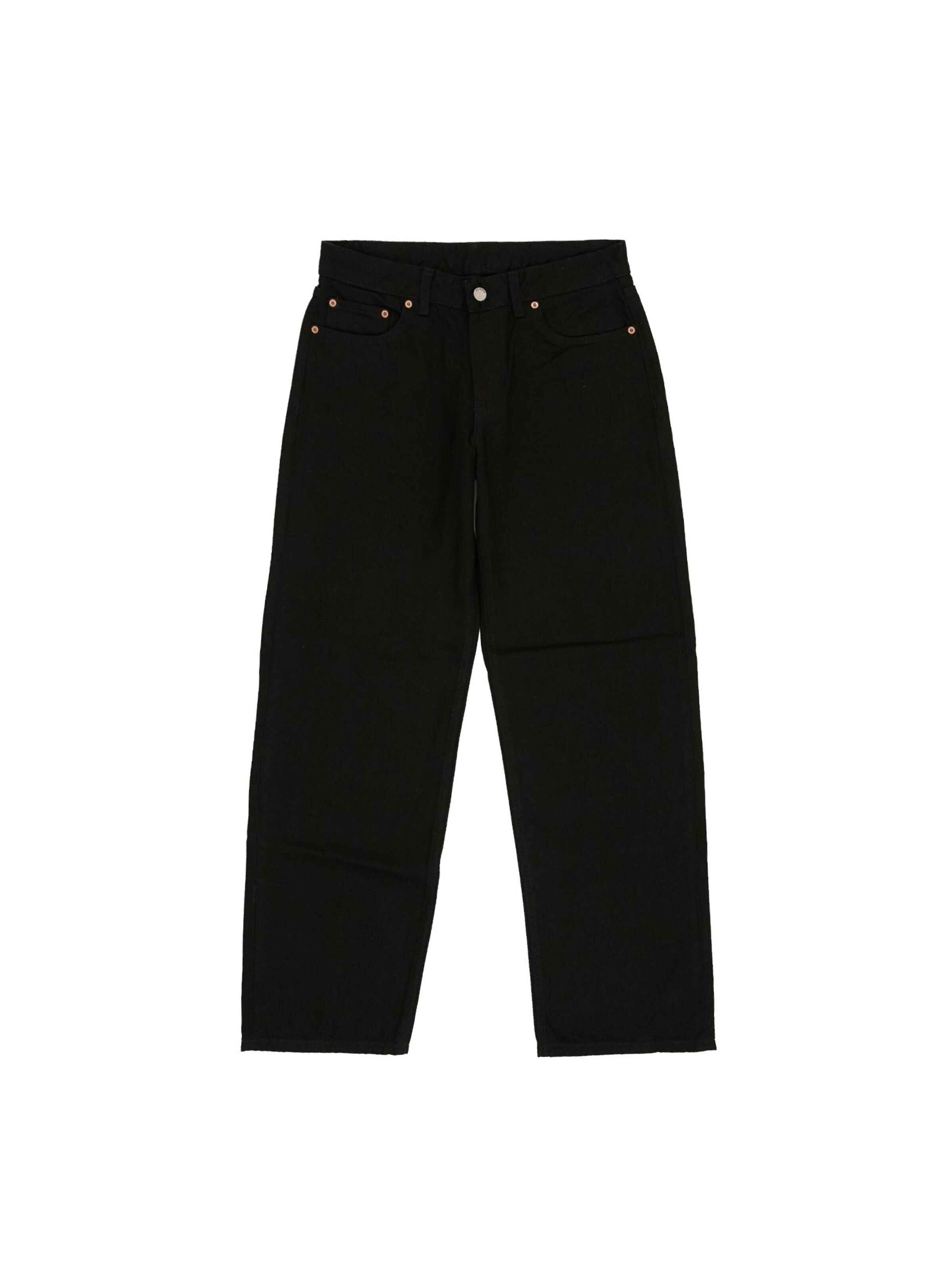 Dr. Denim Jeans 'Nika Mid Straight' in Black: front