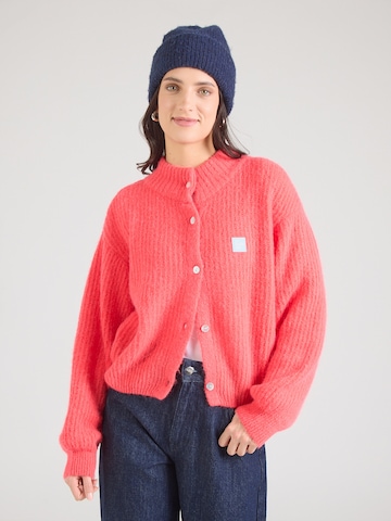 AMERICAN VINTAGE Cardigan 'EAST' i rød: forside