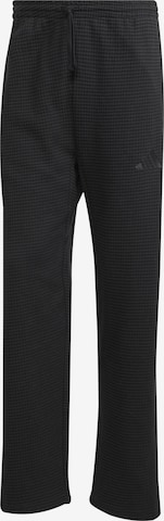 ADIDAS SPORTSWEAR Regular Urheiluhousut värissä musta: etupuoli