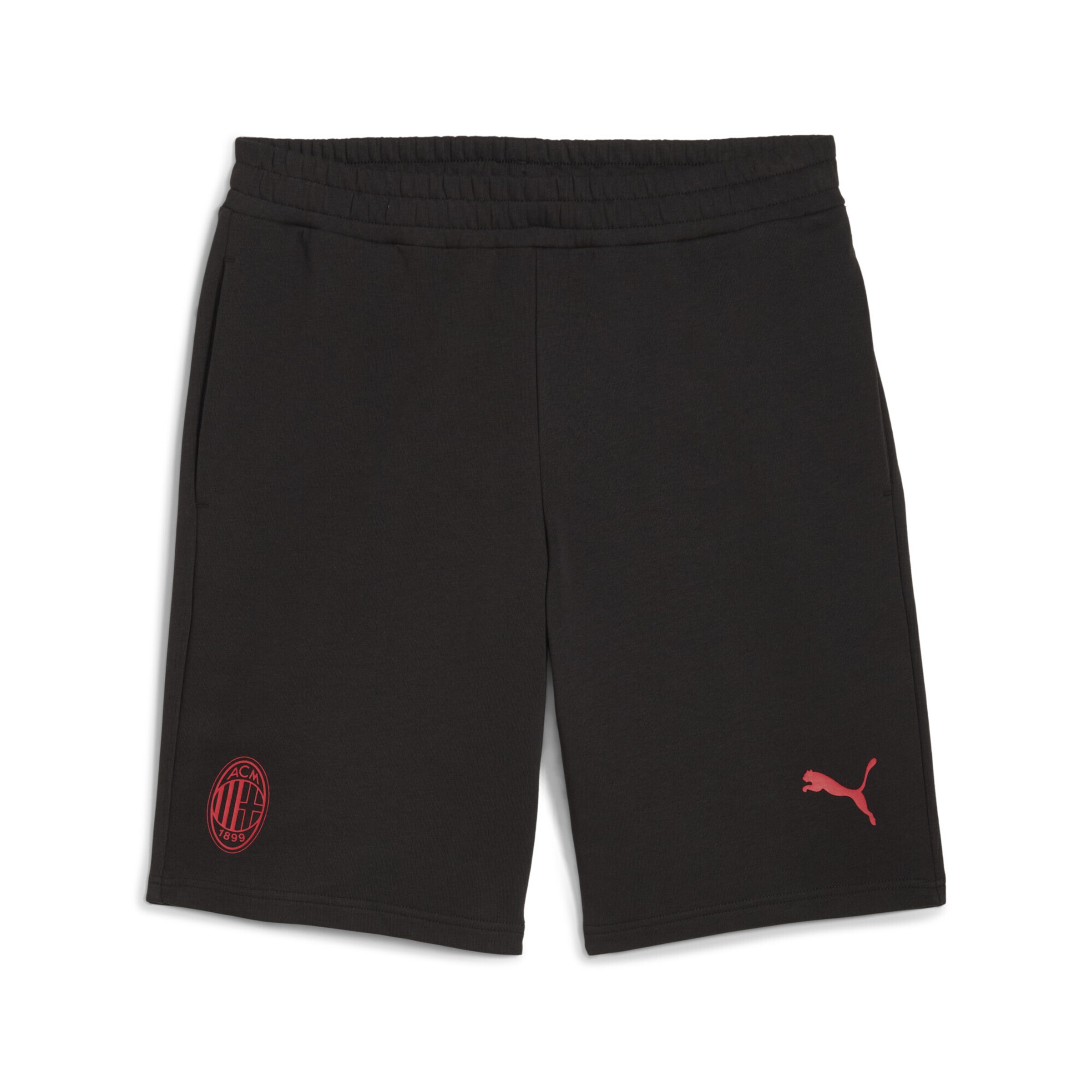 PUMA Regular Sportbroek 'AC Milan FtblEssentials' in Zwart: voorkant