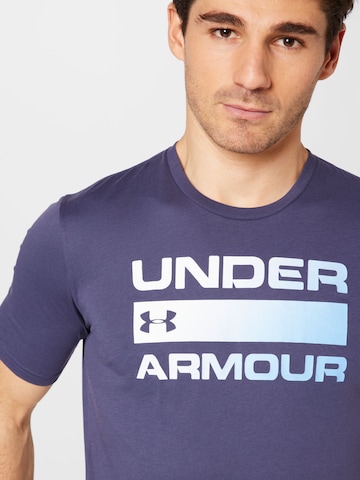UNDER ARMOUR - Camisa funcionais 'Issue' em azul
