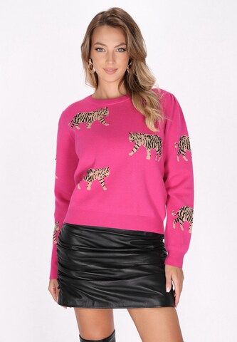 faina - Jersey en rosa: frente