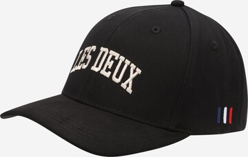 Les Deux - Gorra 'Blake' en negro: frente