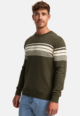 INDICODE JEANS Trui 'League' in Groen