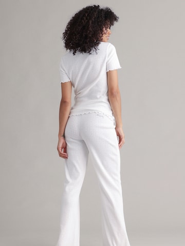 Hey Honey Shirt 'T-Shirt Pointelle' in Wit
