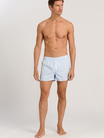 Hanro Boxer shorts ' Fancy Woven ' in Blue