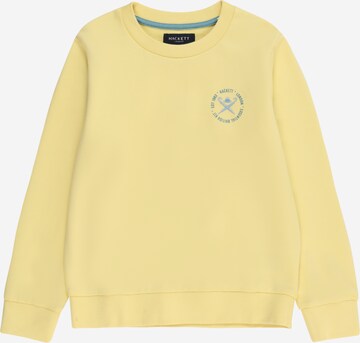 Hackett London - Sweatshirt 'HACKETT' em amarelo: frente