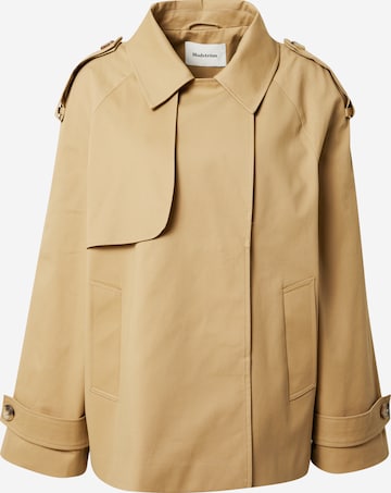 modström Between-Seasons Coat 'Clara' in Beige: front