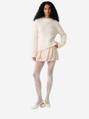 Collant 'PENTI Roses Netzstrumpfhose' di Penti in bianco: frontale