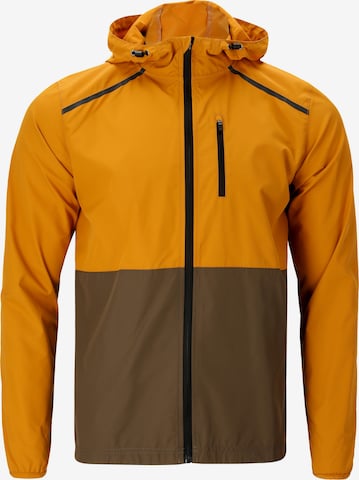 ENDURANCE Athletic Jacket 'Hugoee' in Yellow: front