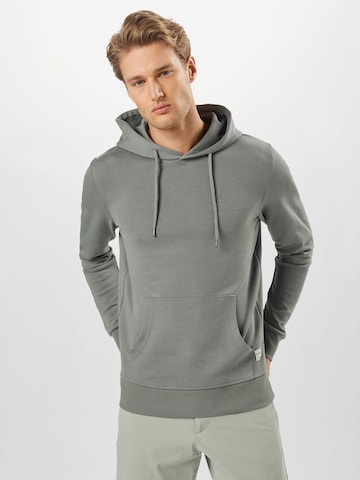 JACK & JONES كنزة رياضية بلون أخضر: الأمام