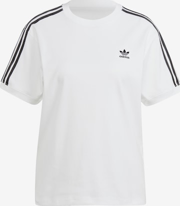 ADIDAS ORIGINALS Shirt in White: front