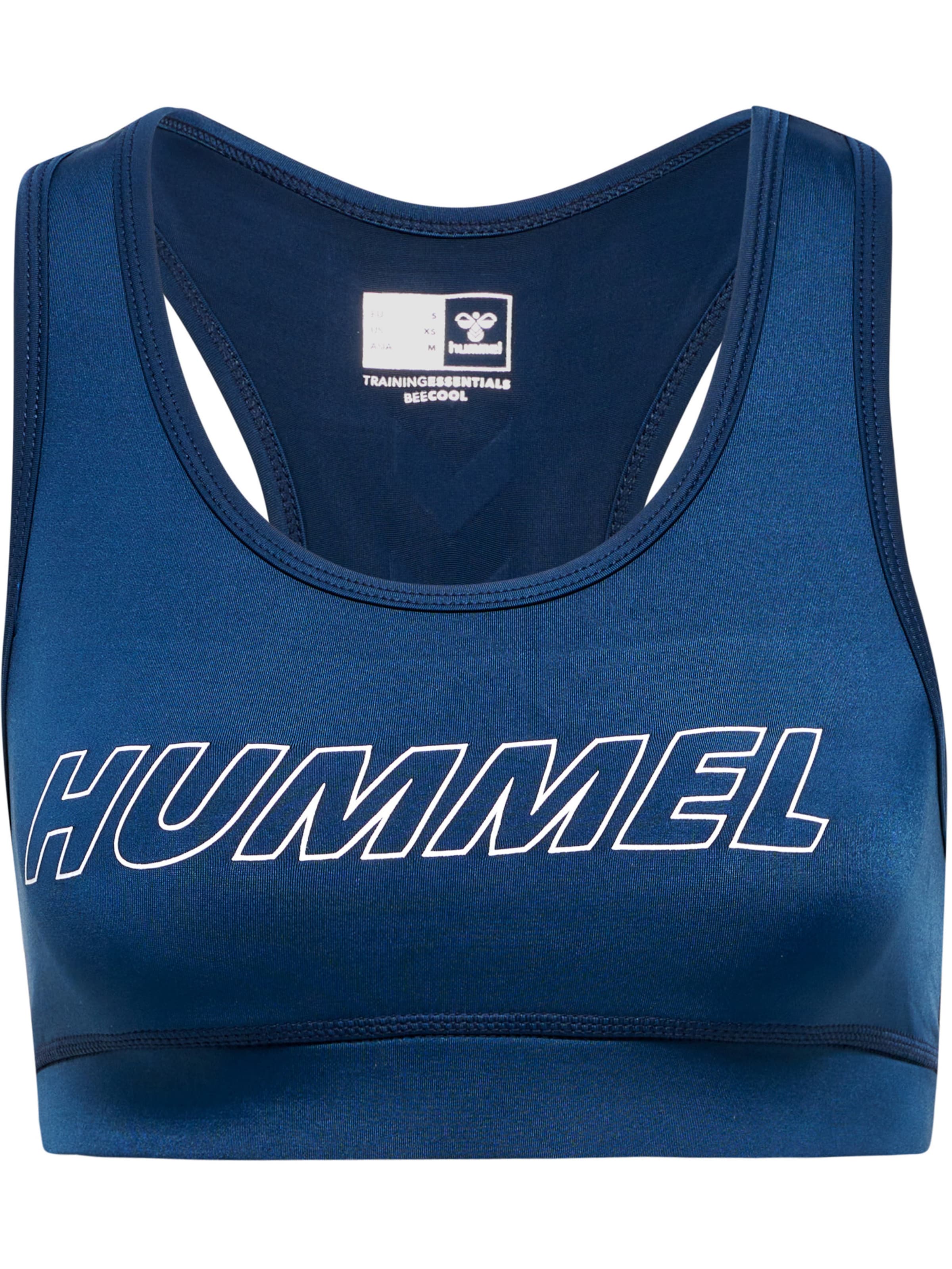 Hummel Sports-BH i blå: forside