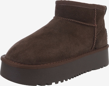Ital-Design Stiefeletten in Braun: Vorderseite
