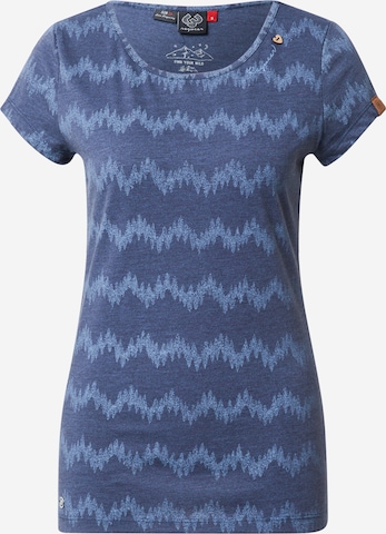 Ragwear T-Shirt 'FOREST' in Blau: predná strana