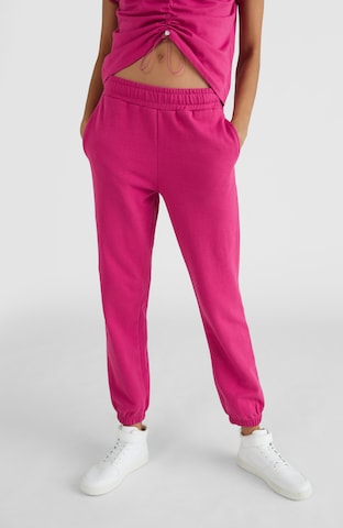 O'NEILL Tapered Trousers 'Future Sports' in Pink: front