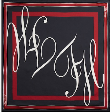 TOMMY HILFIGER Scarf 'HERITAGE' in Blue: front