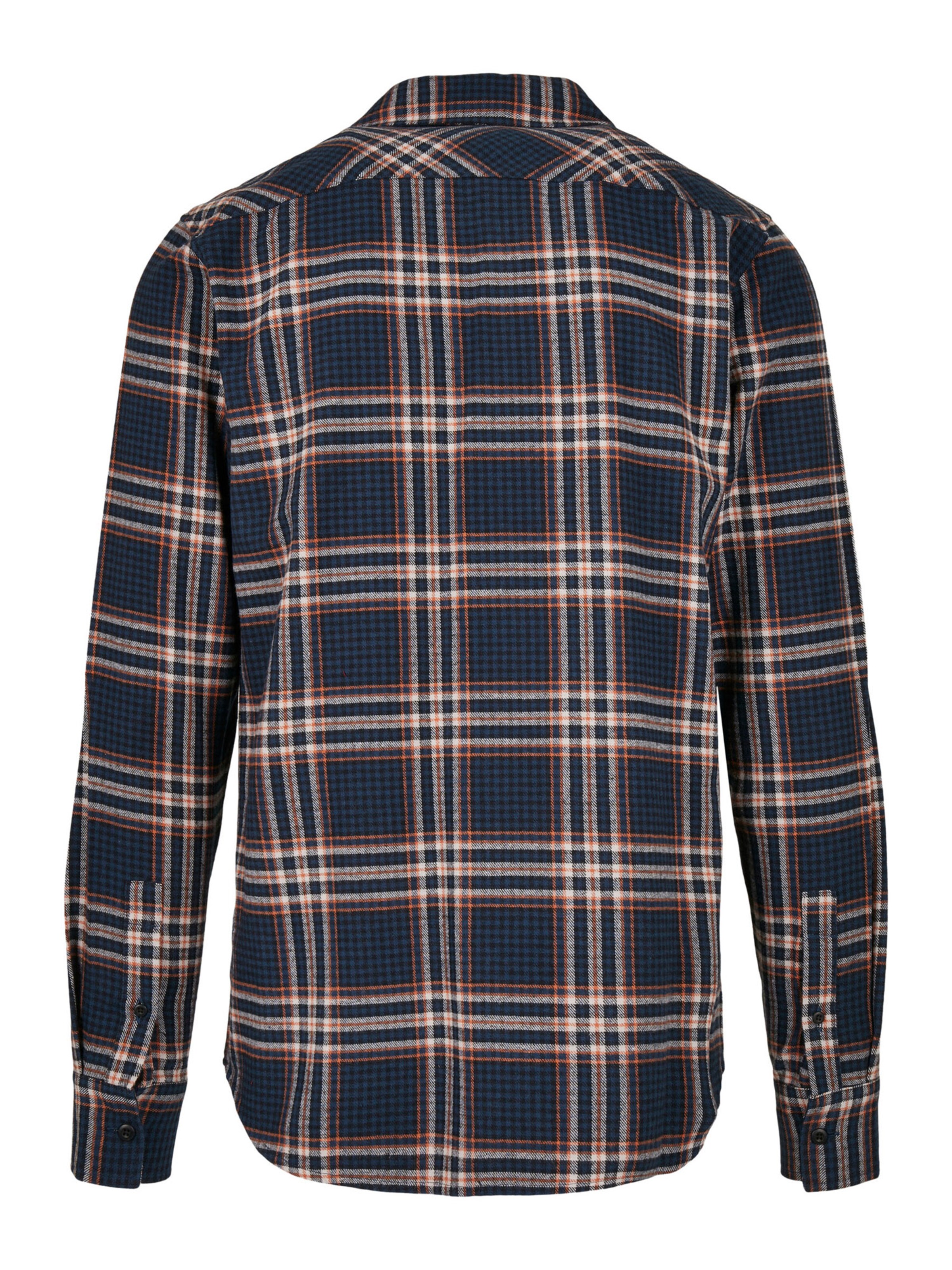 Urban Classics Regular fit Button Up Shirt in Blue