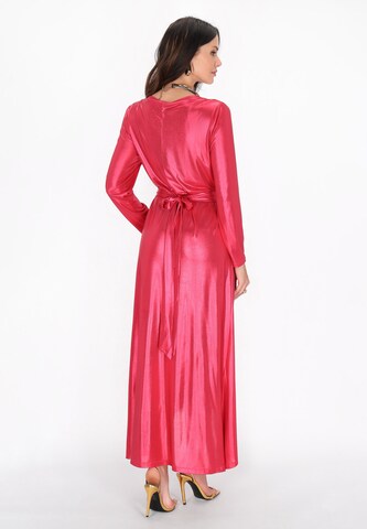 faina Evening dress in Pink