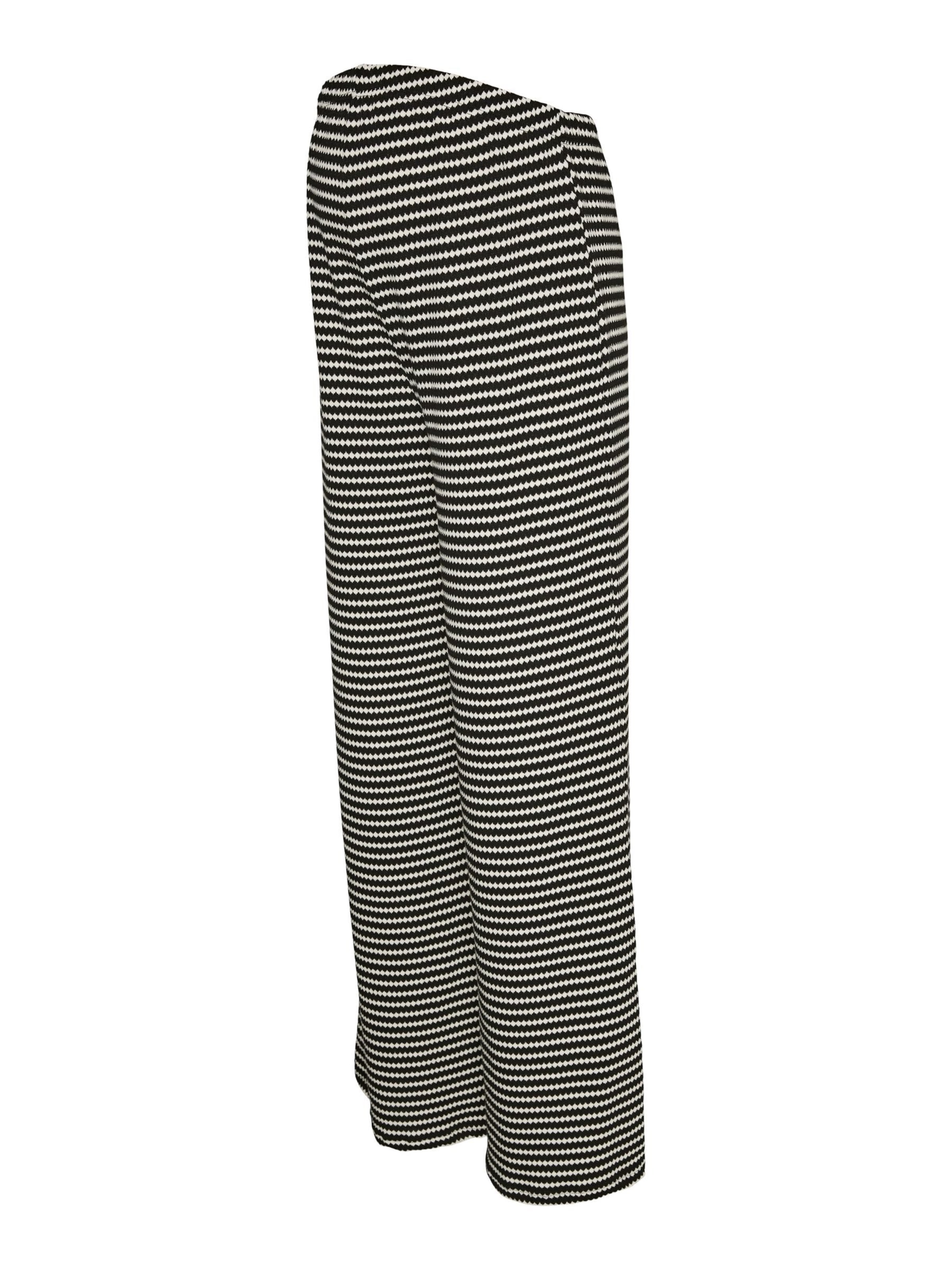 MAMALICIOUS Pantalon en noir / blanc, Vue avec produit