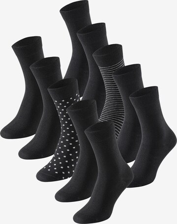 SCHIESSER Socks in Black: front