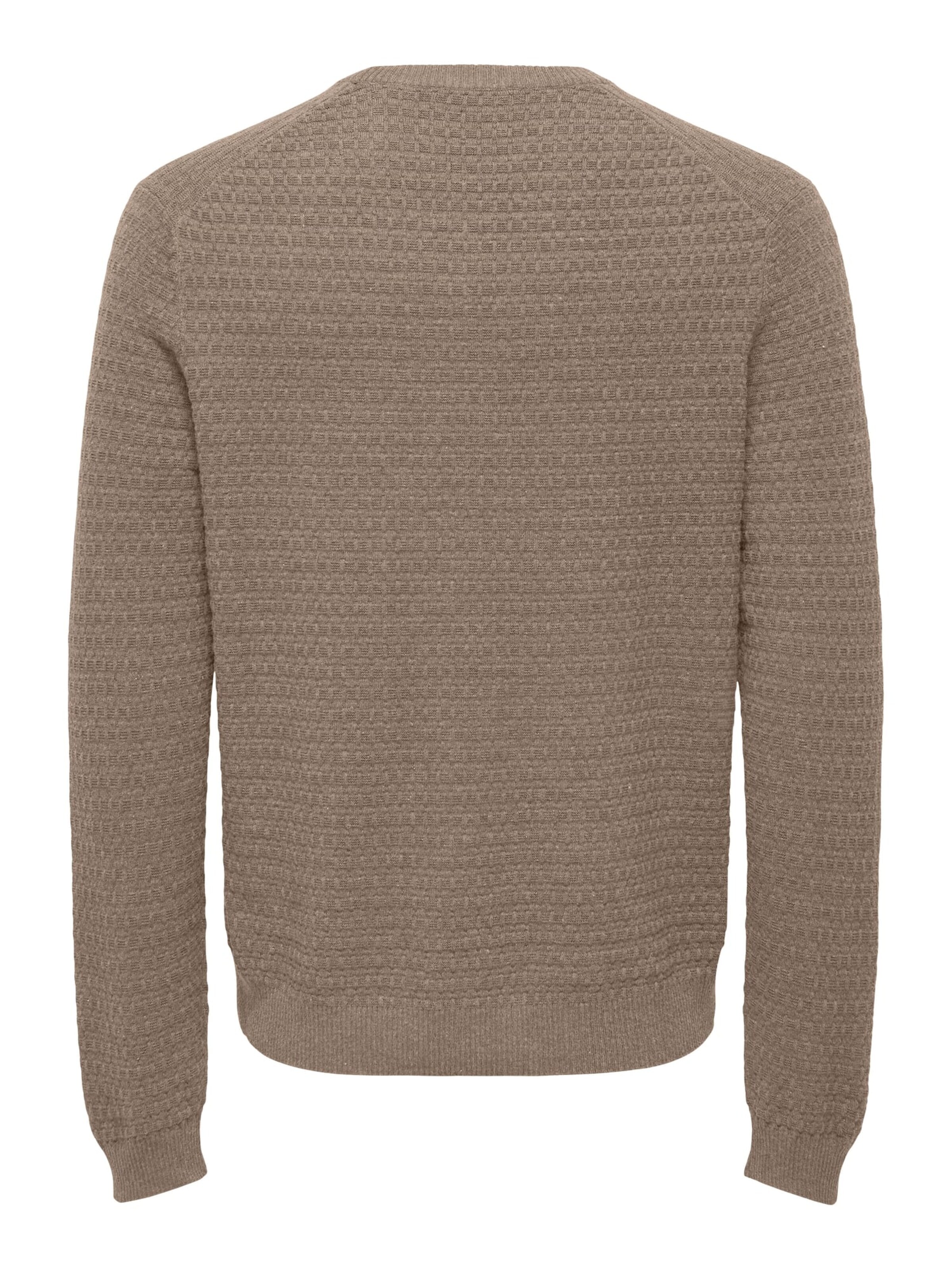 Only & Sons Sweater 'loui' in Grey