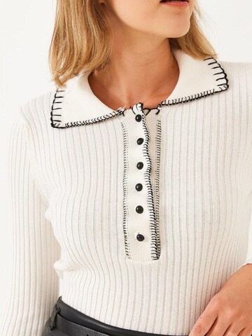 Bianco Lucci Pullover in Weiß