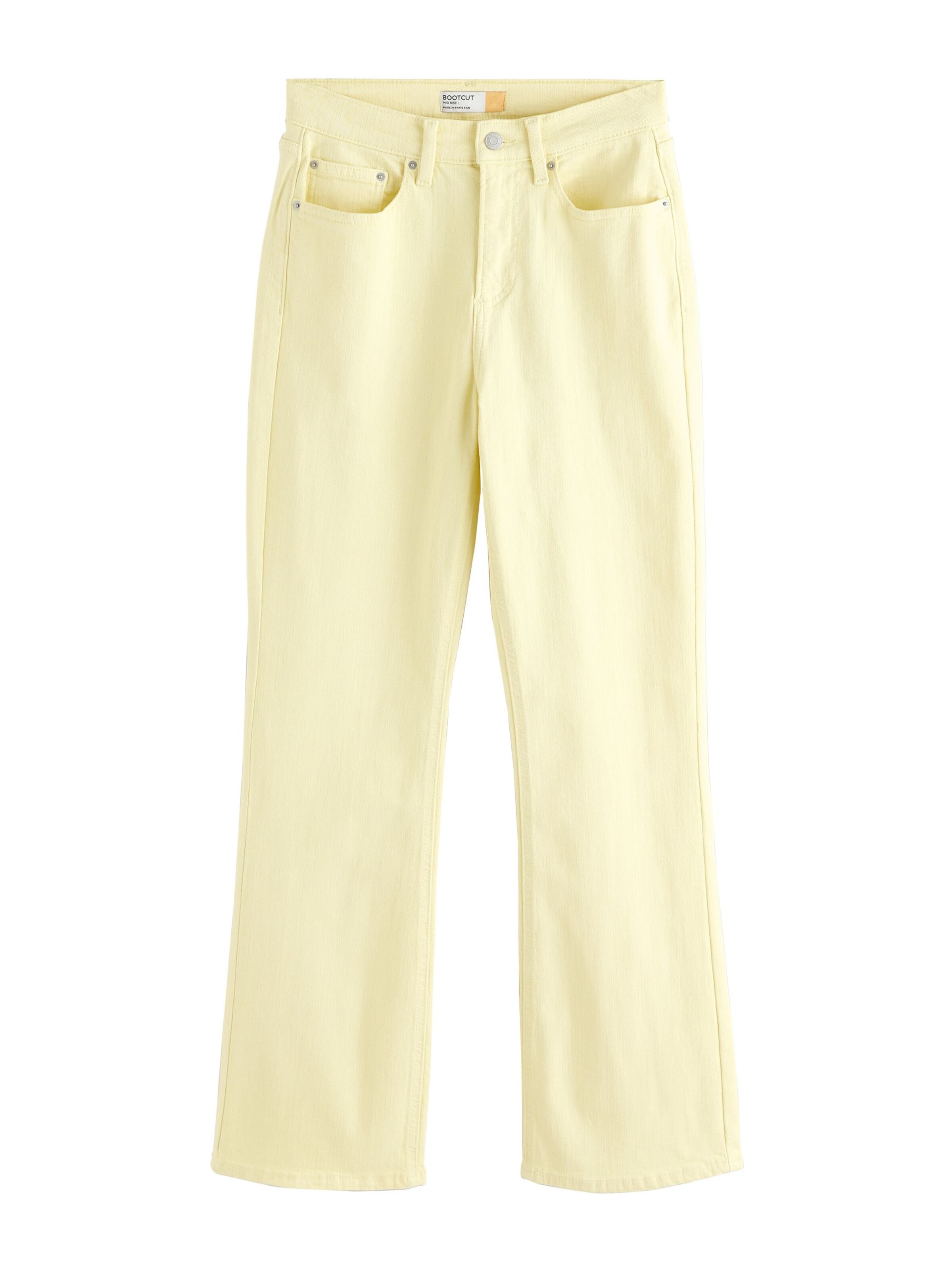 Next Jeansy w kolorze żółty: przód