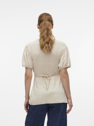 MAMALICIOUS T-shirt 'Kristy' i beige