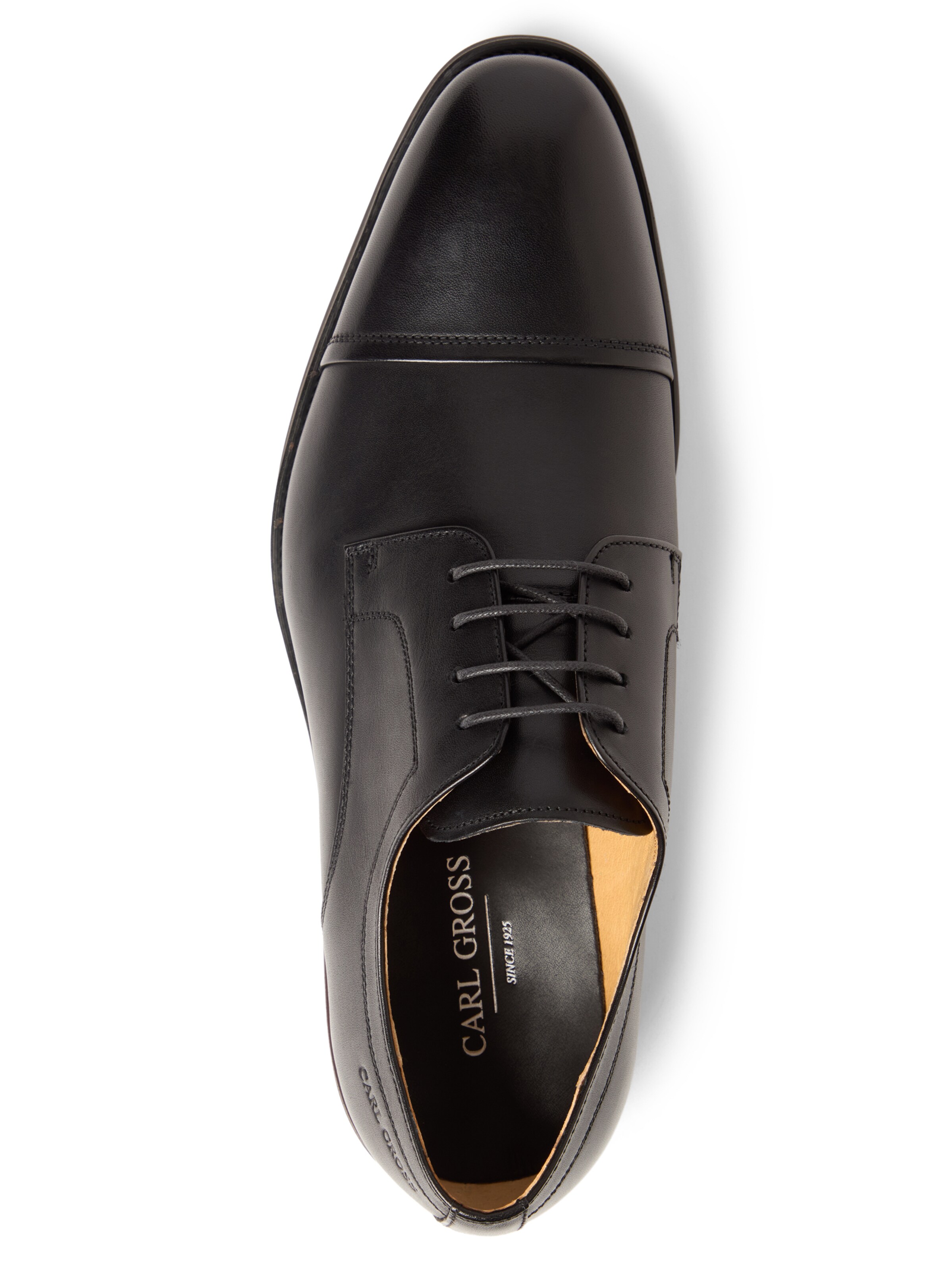 CARL GROSS Schnürschuh ' Uwe ' in Schwarz