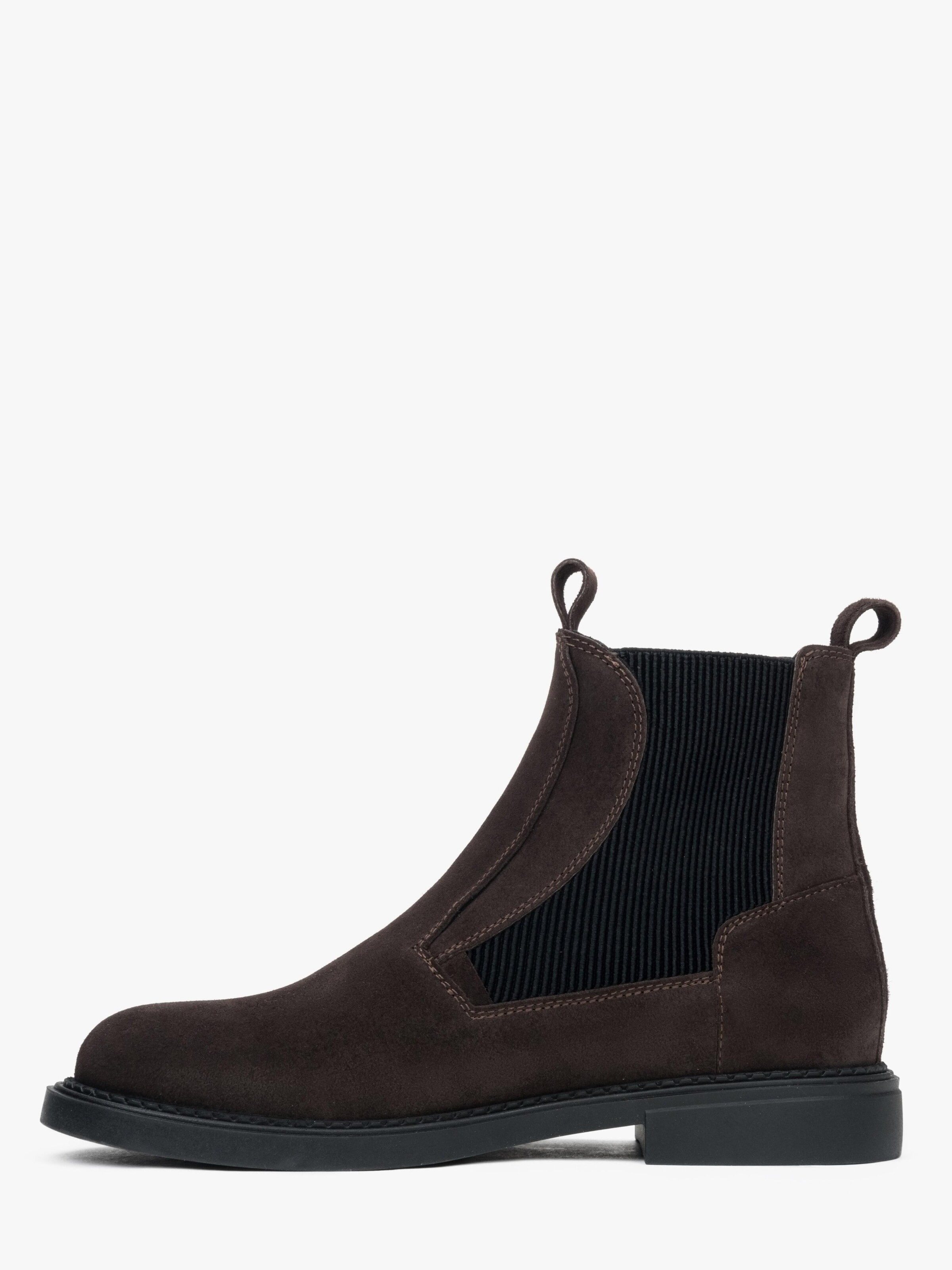 Boots '09-3433' di Estro in marrone: frontale