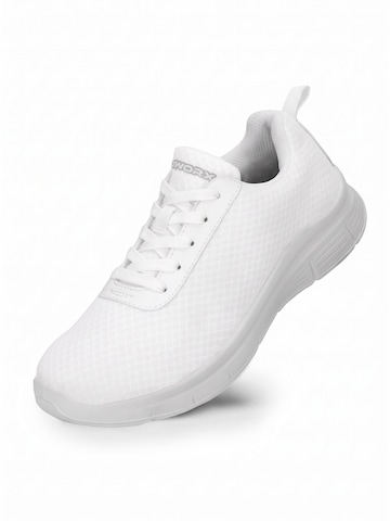 Eliworx Sneakers 'Berufschuhe Damen und Herren O1 FO SR - Rutschhemmend - Stoßdämpfend' in White: front