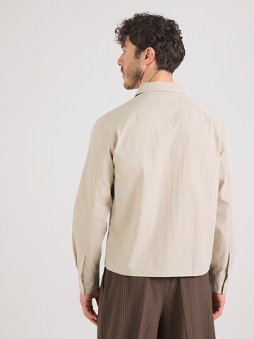 Calvin Klein Regular fit Πουκάμισο σε μπεζ: πίσω