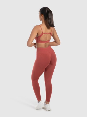 Coupe slim Leggings Smilodox en rose