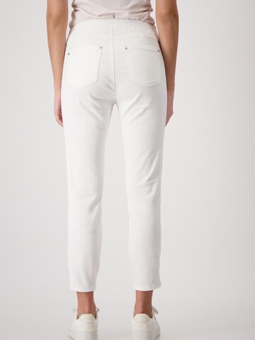 regular Pantaloni di monari in bianco