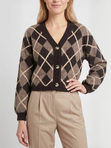 Cardigan ' Pen ' Opal Studio en marron : devant