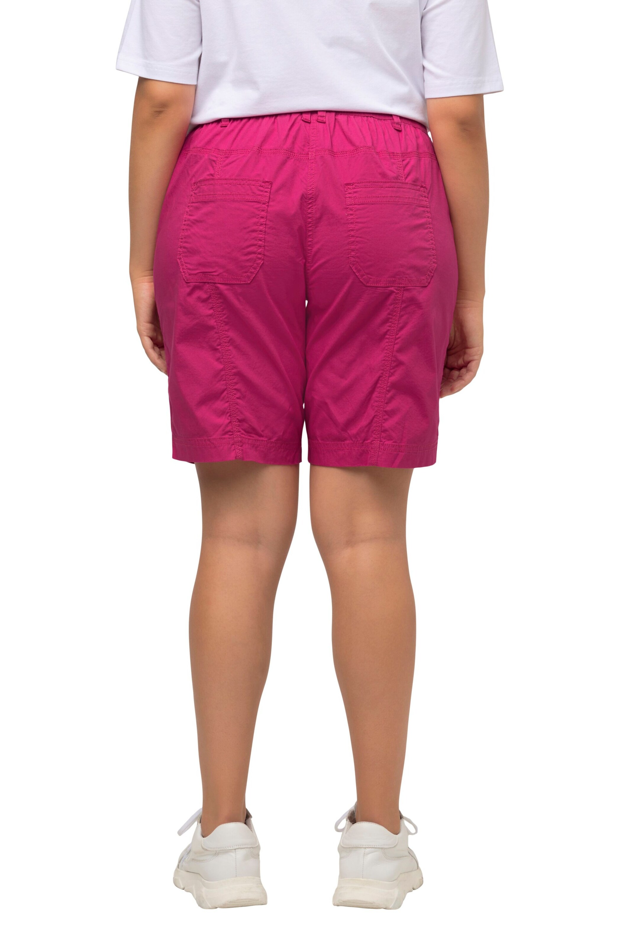 Ulla Popken Regular Broek in Roze