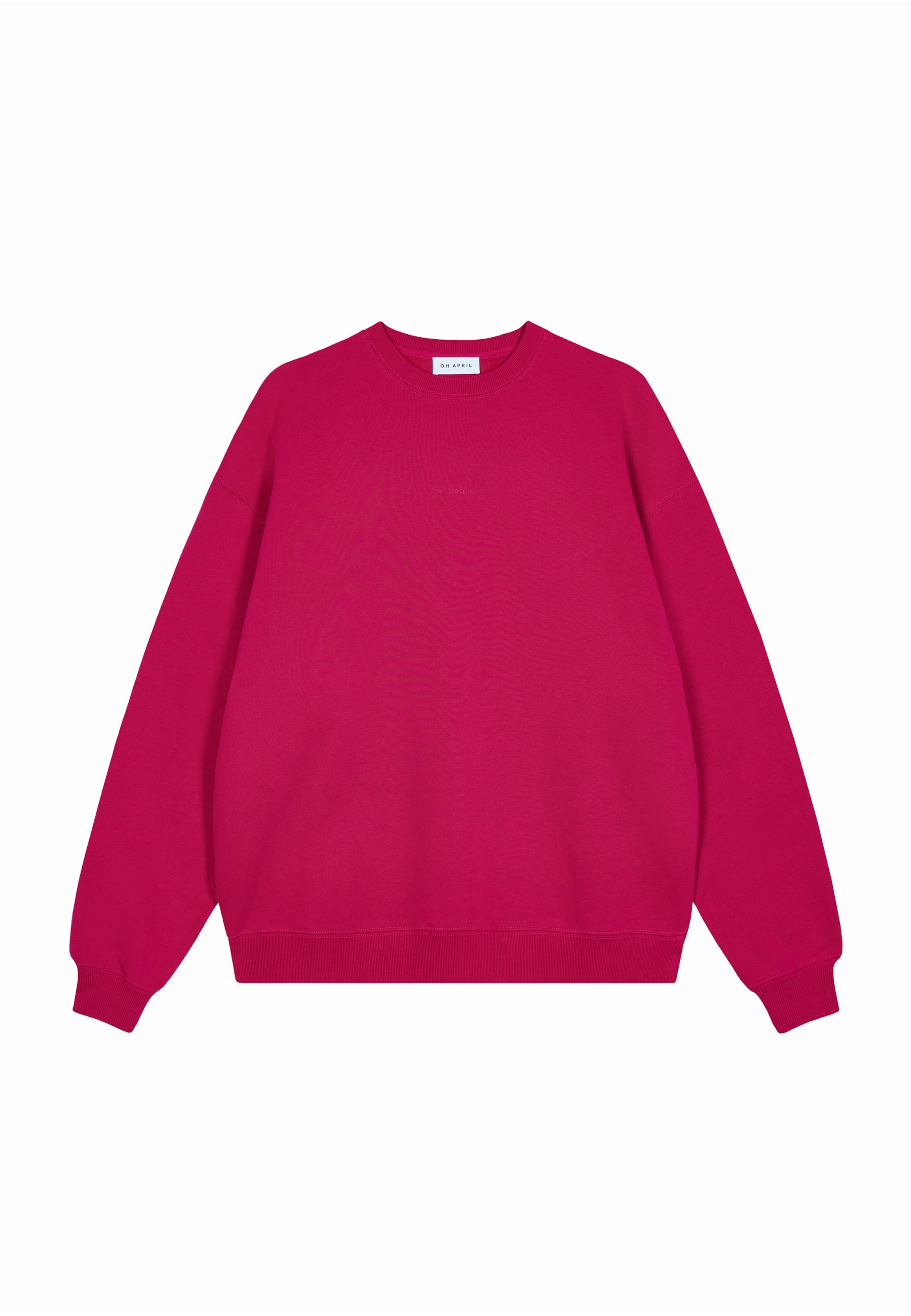 Sweat-shirt OH APRIL en rose : devant