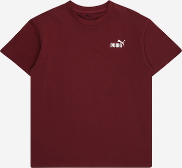 PUMA Shirt 'Ess No. 1' in Rood: voorkant