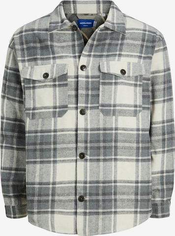 JACK & JONES Regular fit Button Up Shirt in Beige: front