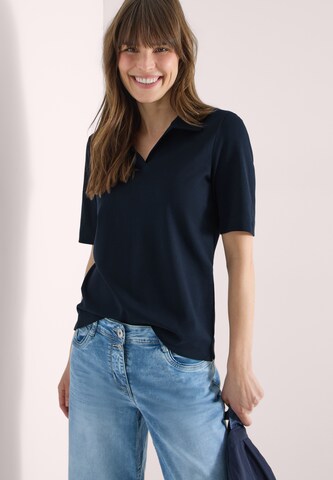 CECIL Poloshirt in Blau: Vorderseite