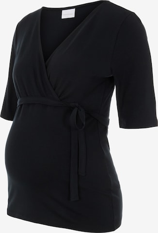 MAMALICIOUS Shirt 'Caylee Tess' in Black: front