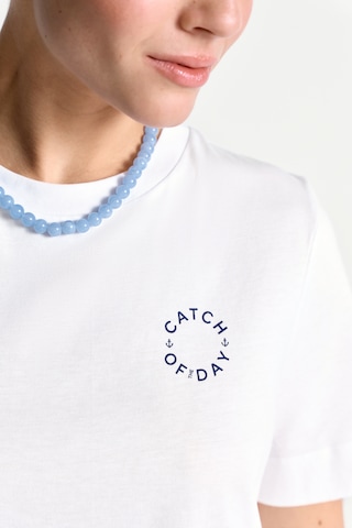 T-shirt Rich & Royal en blanc