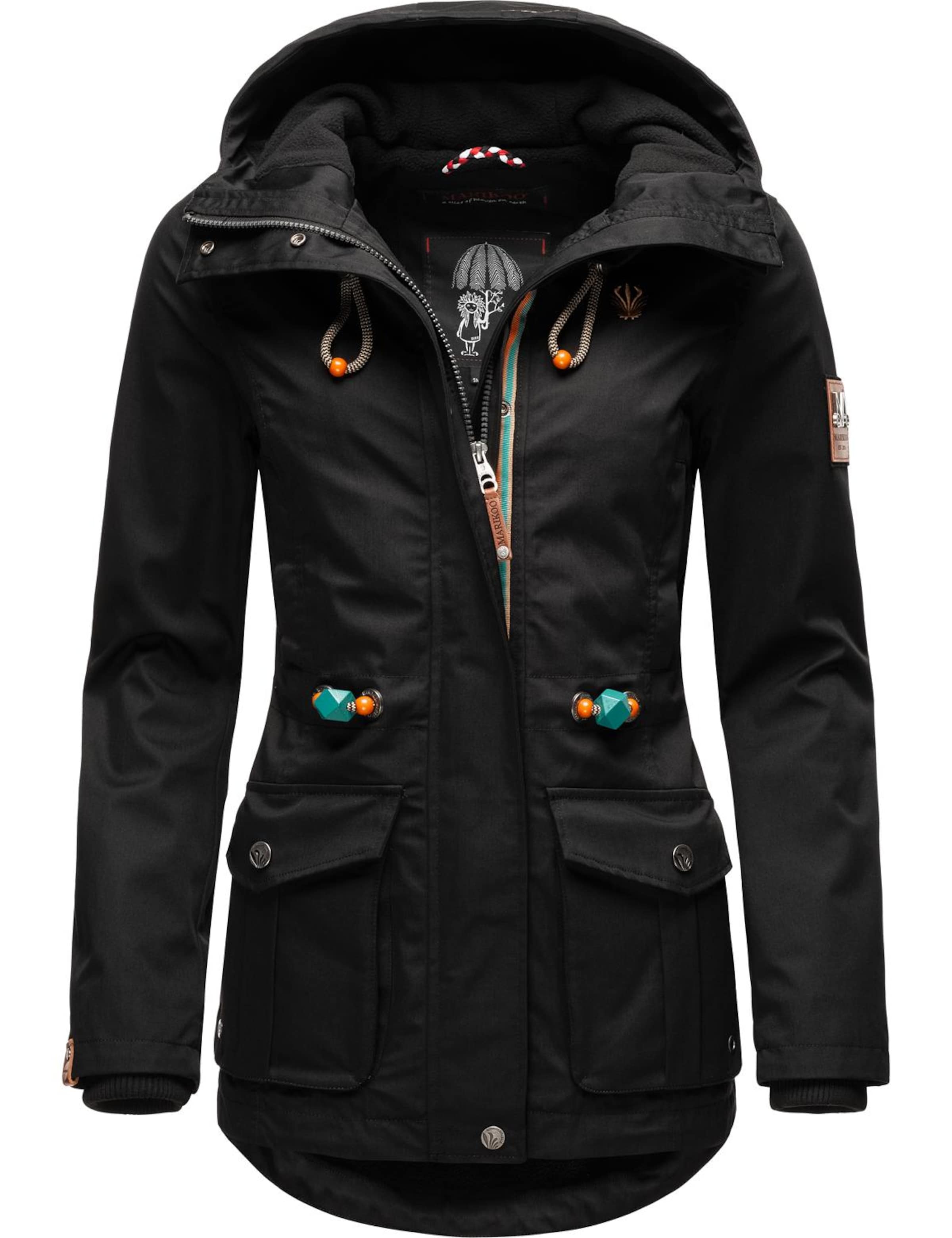 Veste mi-saison 'Babetaa' MARIKOO en noir