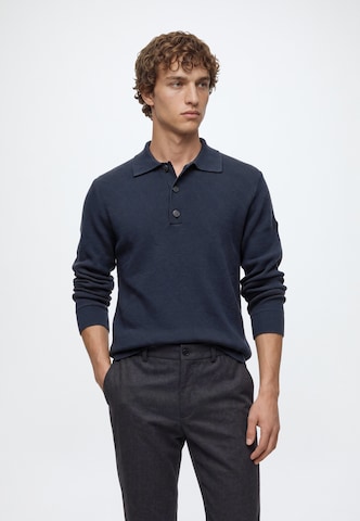 INDICODE JEANS Sweater 'Zarholm' in Blue: front