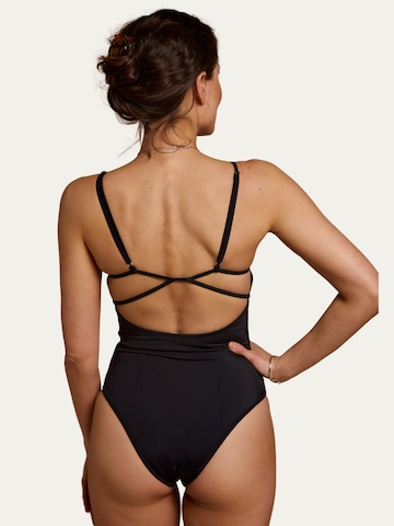 Billie Swim Triangle Swimsuit 'Sardegna One Piece' in Black
